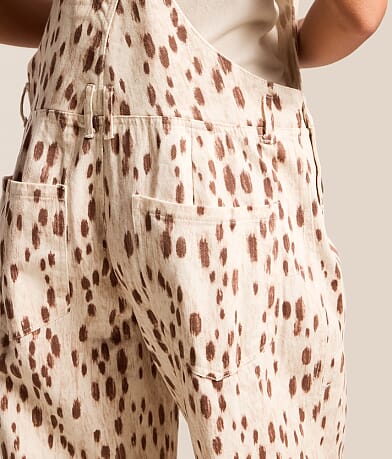 Deer Print Barrel Overalls thumbnail 4