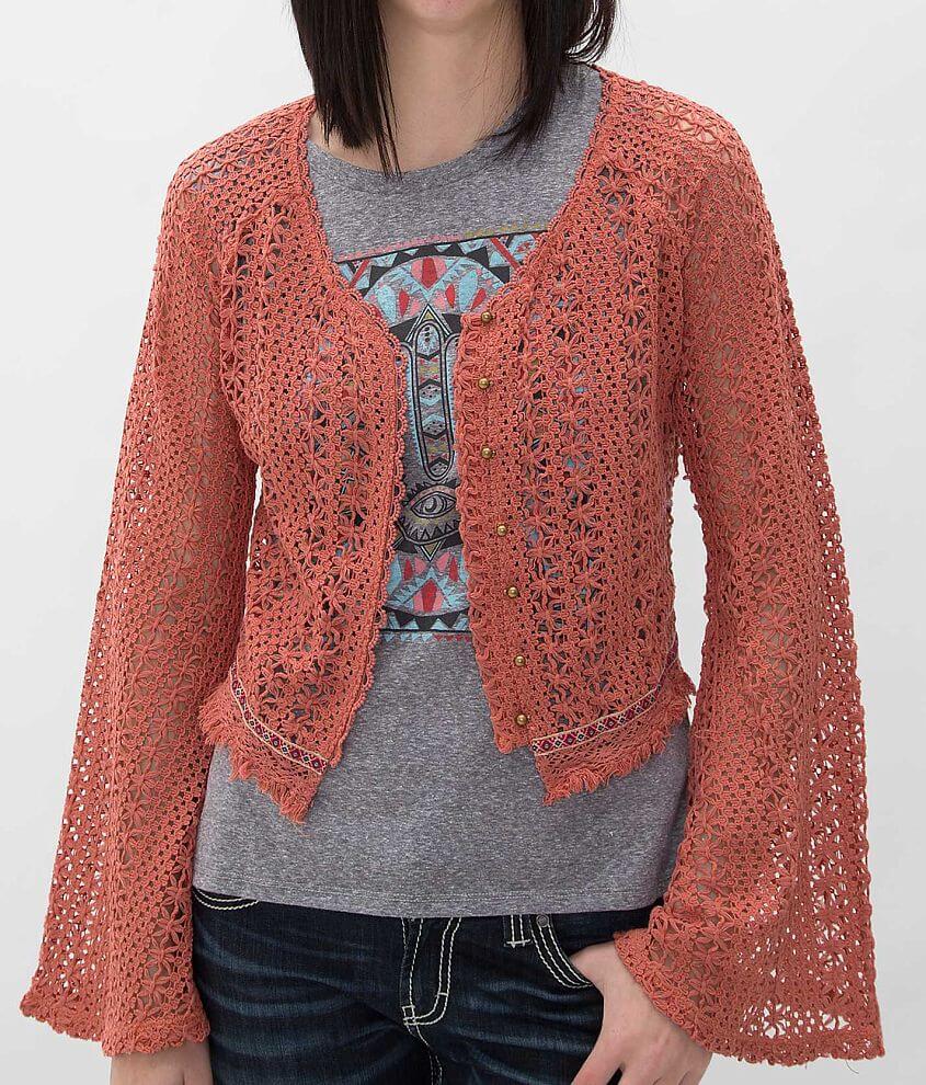 Daytrip Open Weave Cardigan front view