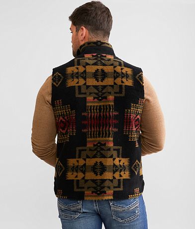 Pendleton Ridgeline Fleece Vest back view
