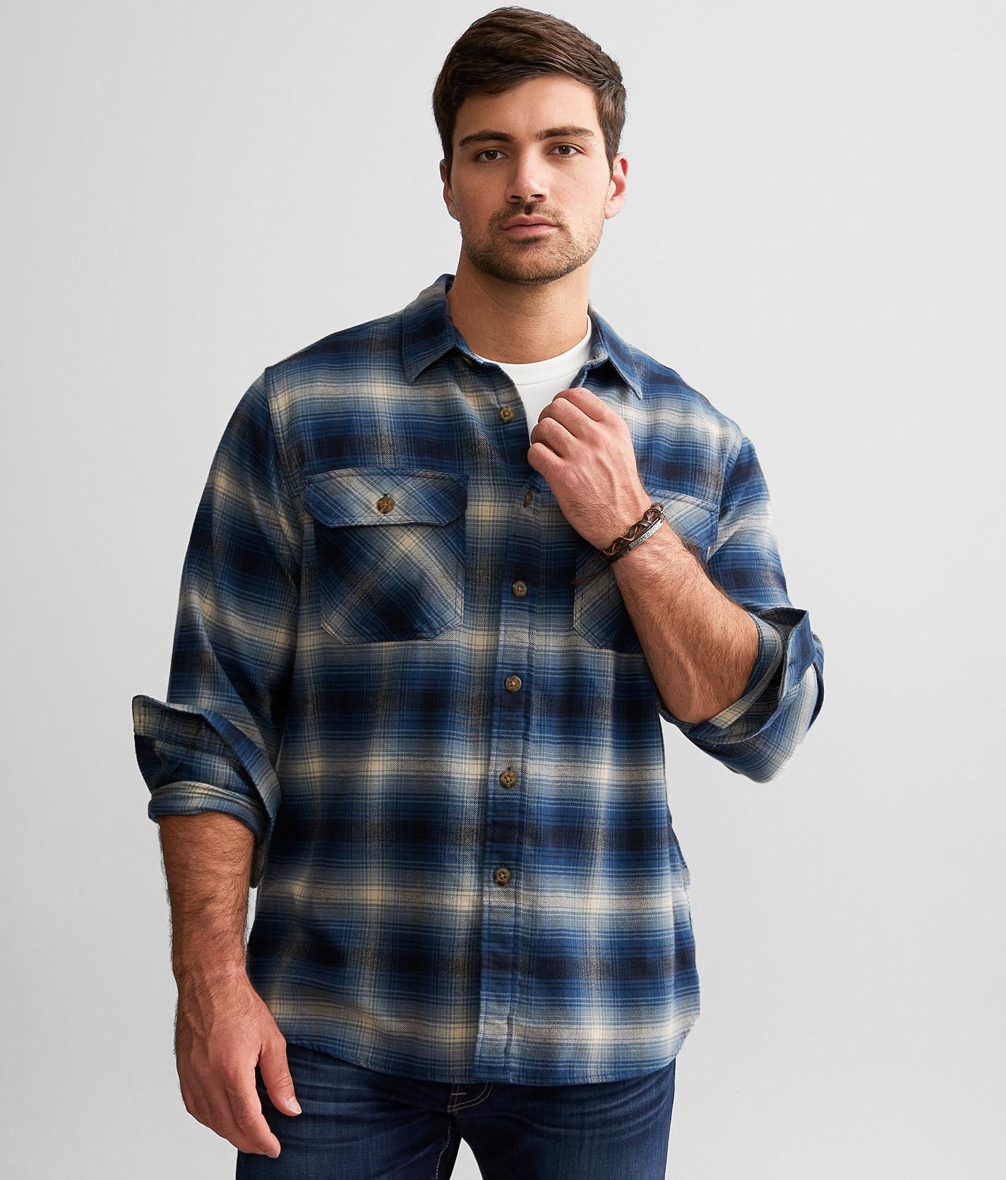 COATED CANVAS - Navy Burnside Buffalo Check