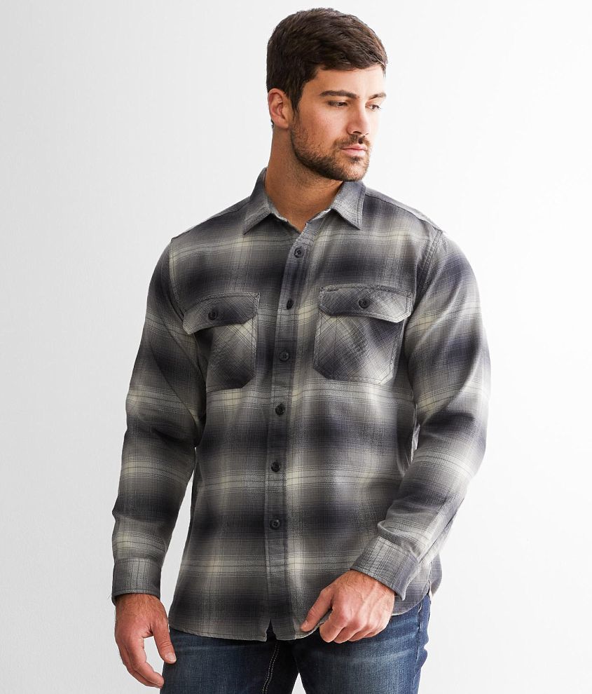 Pendleton Burnside Flannel Shirt - Men's Shirts in Grey Black | Buckle