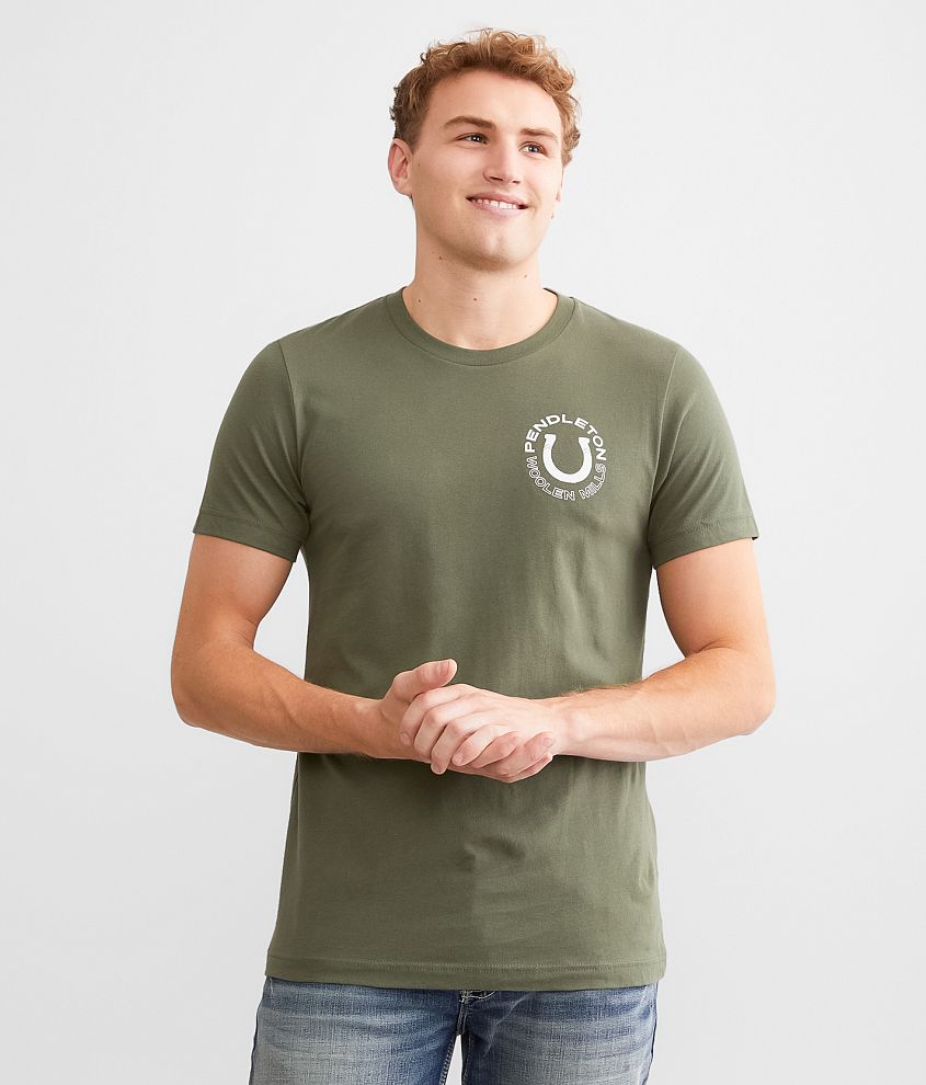 Pendleton Bison Horseshoe T-Shirt front view