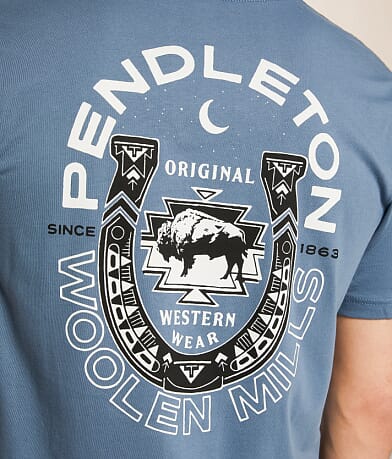Pendleton Bison Horseshoe T-Shirt BACK
