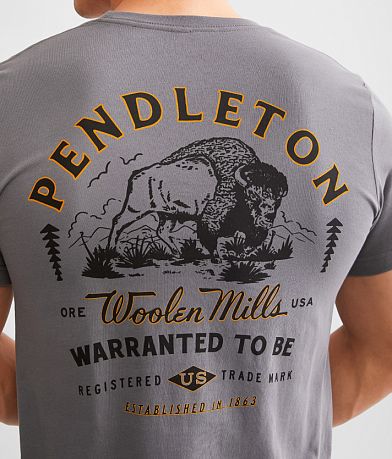 Pendleton Plains Bison T-Shirt BACK