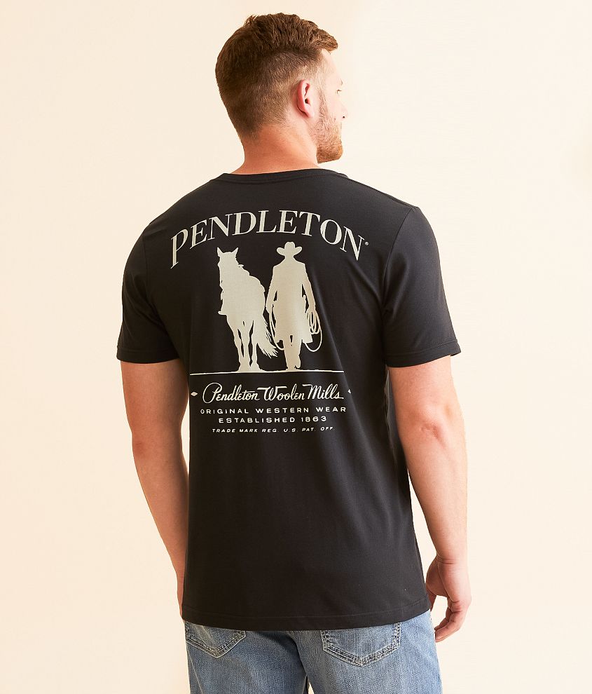 Pendleton Original Western Wear Cowboy T-Shirt front view