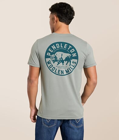 Pendleton Bison Circle Stamp T-Shirt front view