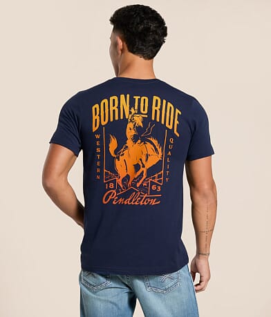 Pendleton Born To Ride T-Shirt front view