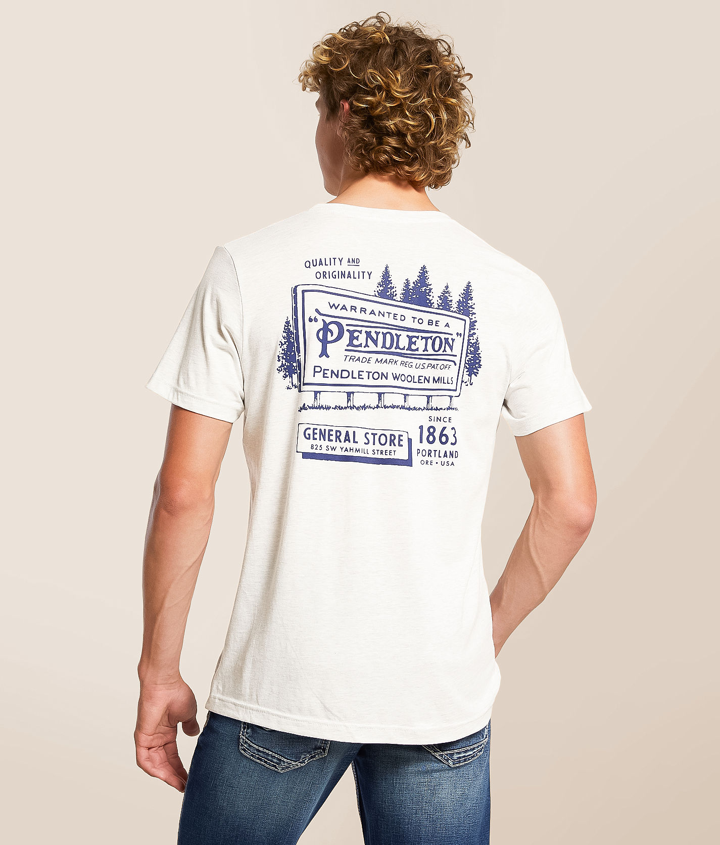 Pendleton Billboard T-Shirt - Men's T-Shirts in Ash | Buckle