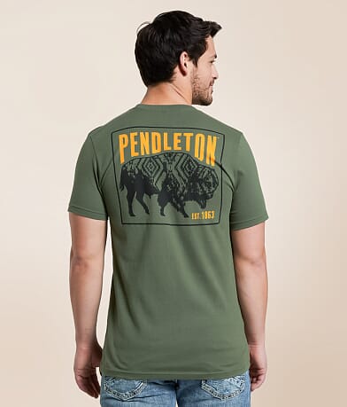 Pendleton Bison Stamp T-Shirt front view