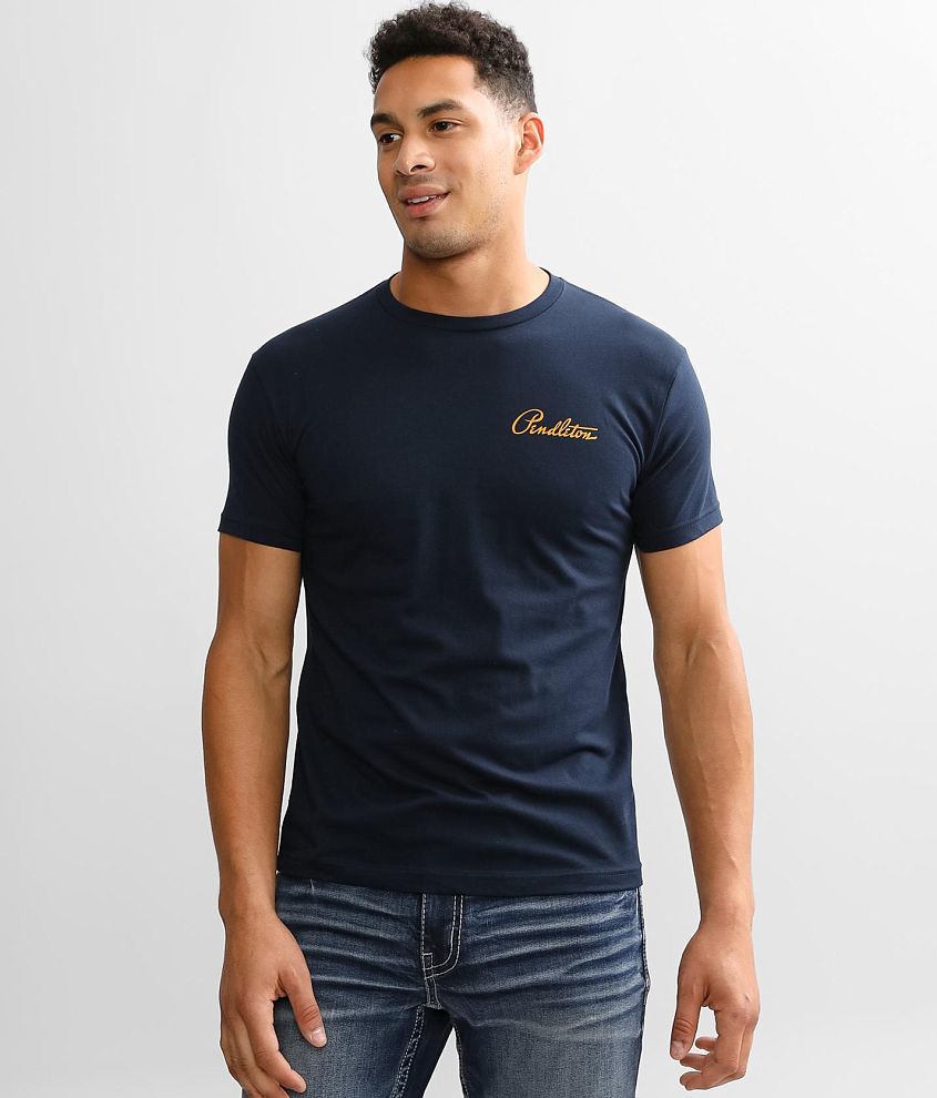 Pendleton Tuscon Circle T-Shirt - Men's T-Shirts in Midnight Navy | Buckle