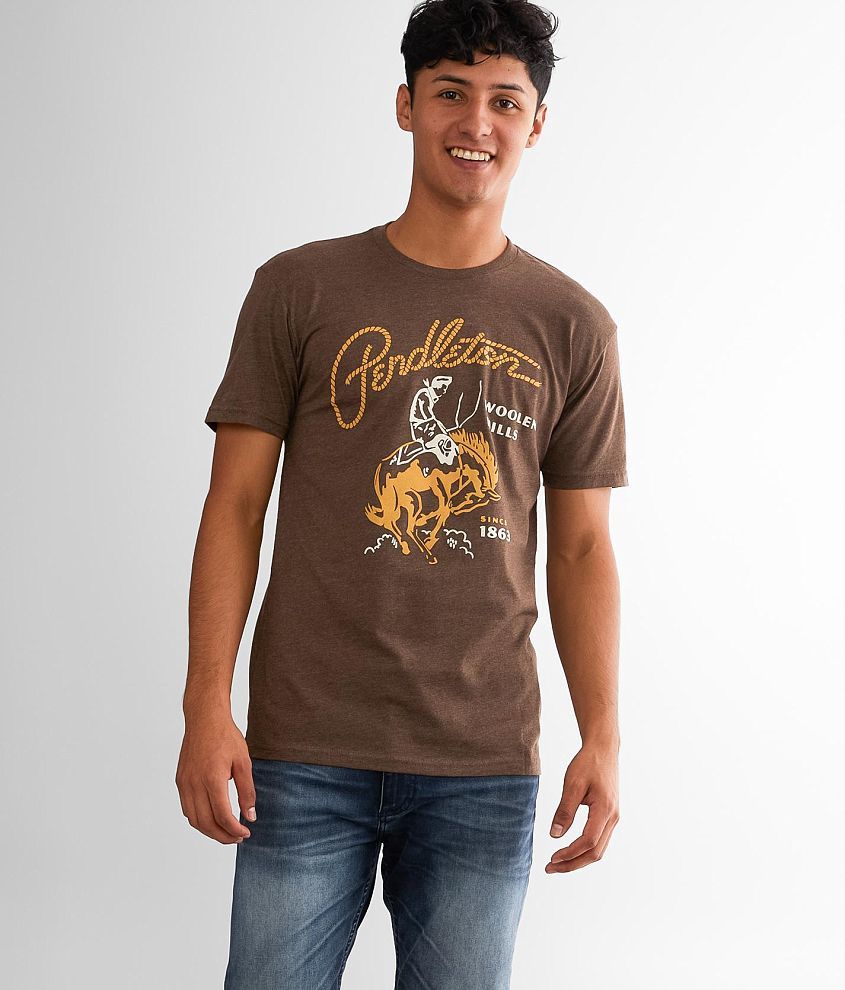 Pendleton Rodeo T-Shirt - Men's T-Shirts in Espresso Gold | Buckle