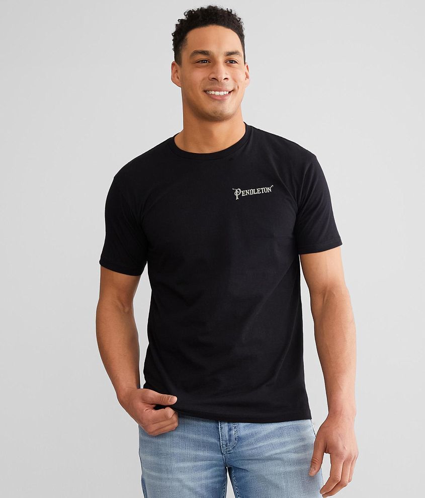 Pendleton Painted Logo T-Shirt - Men's T-Shirts in Black | Buckle