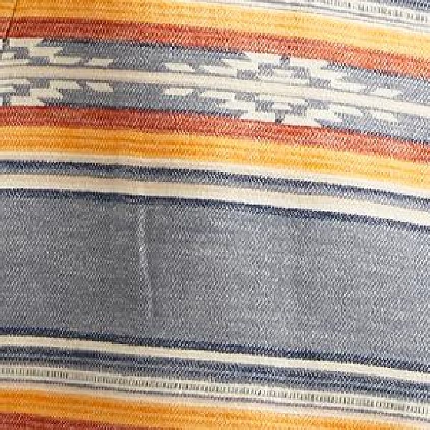 Denim Saltillo Stripe