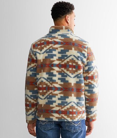 Pendleton Carico Aztec Print Sherpa Jacket BACK