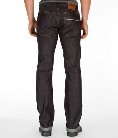 People For Peace Slim Selvage Jean back view