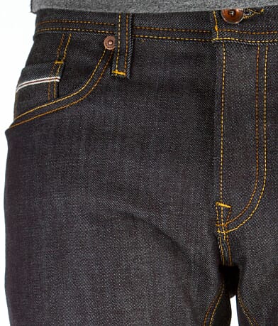 People For Peace Slim Selvage Jean front pocket view