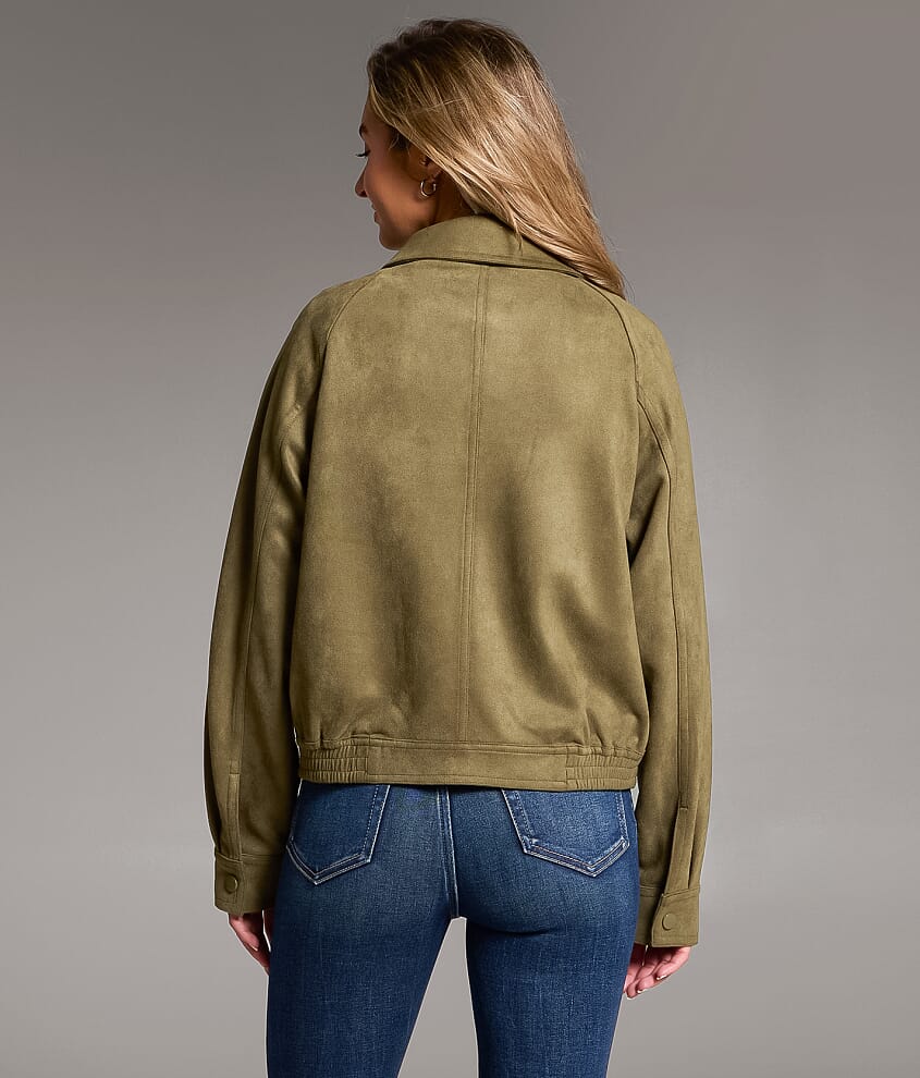 Faux Suede Jacket