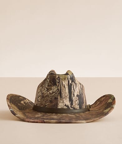 Peter Grimm Camo Cowboy Hat front view