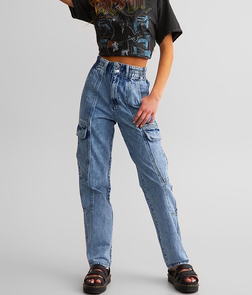 Gilded Intent Cargo Jogger Jean - Women's Jeans in Blackburn