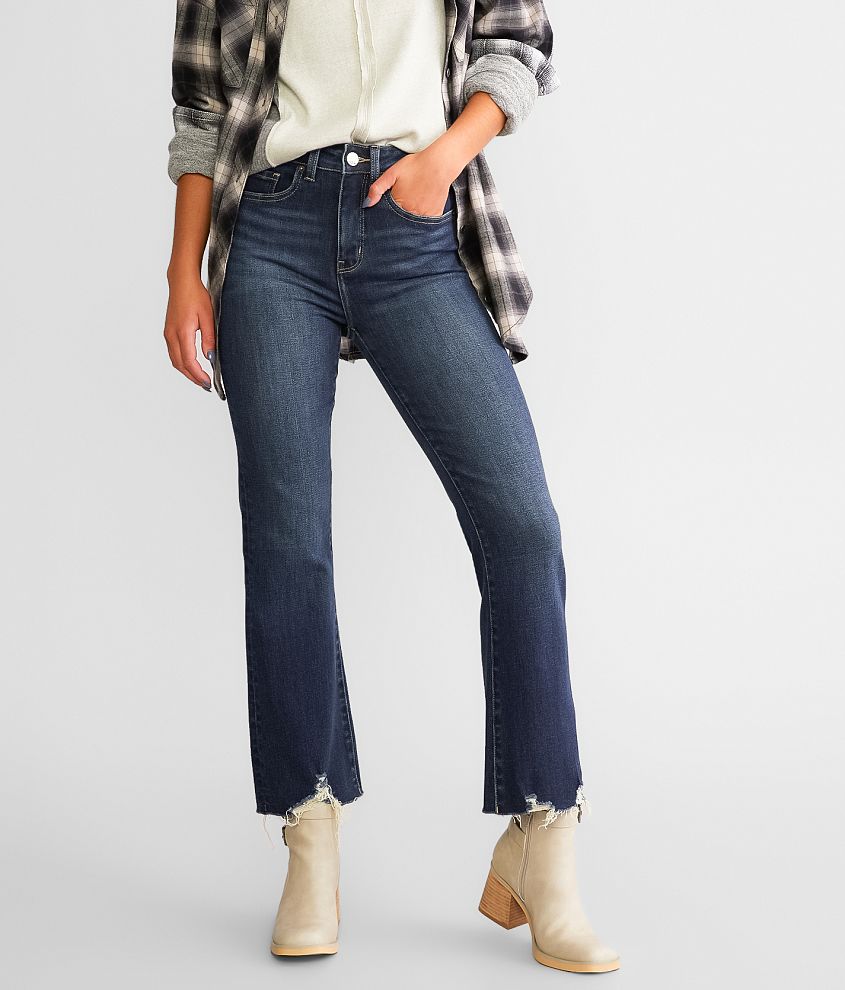 BKE Billie Cropped Flare Stretch Jean front view