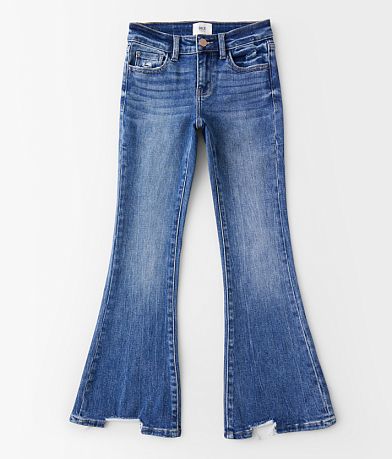 BKE Girls - Mid-Rise Flare Stretch Jean front view