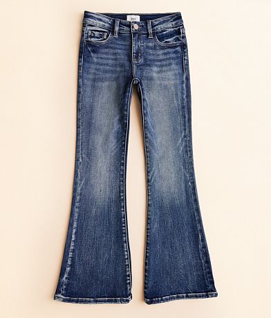 BKE Girls - Mid-Rise Flare Stretch Jean front view