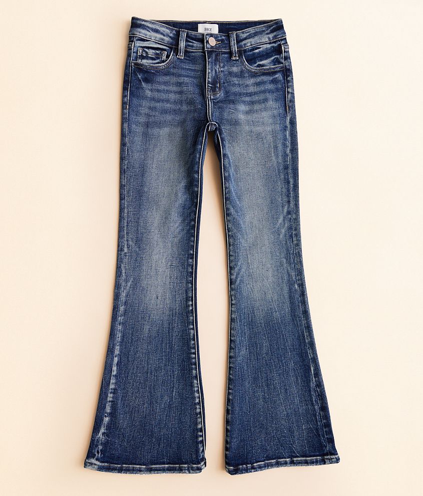 Girls - BKE Mid-Rise Flare Stretch Jean front view