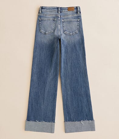 Girls - Mini Billie Wide Leg Stretch Cuffed Jean thumbnail 2