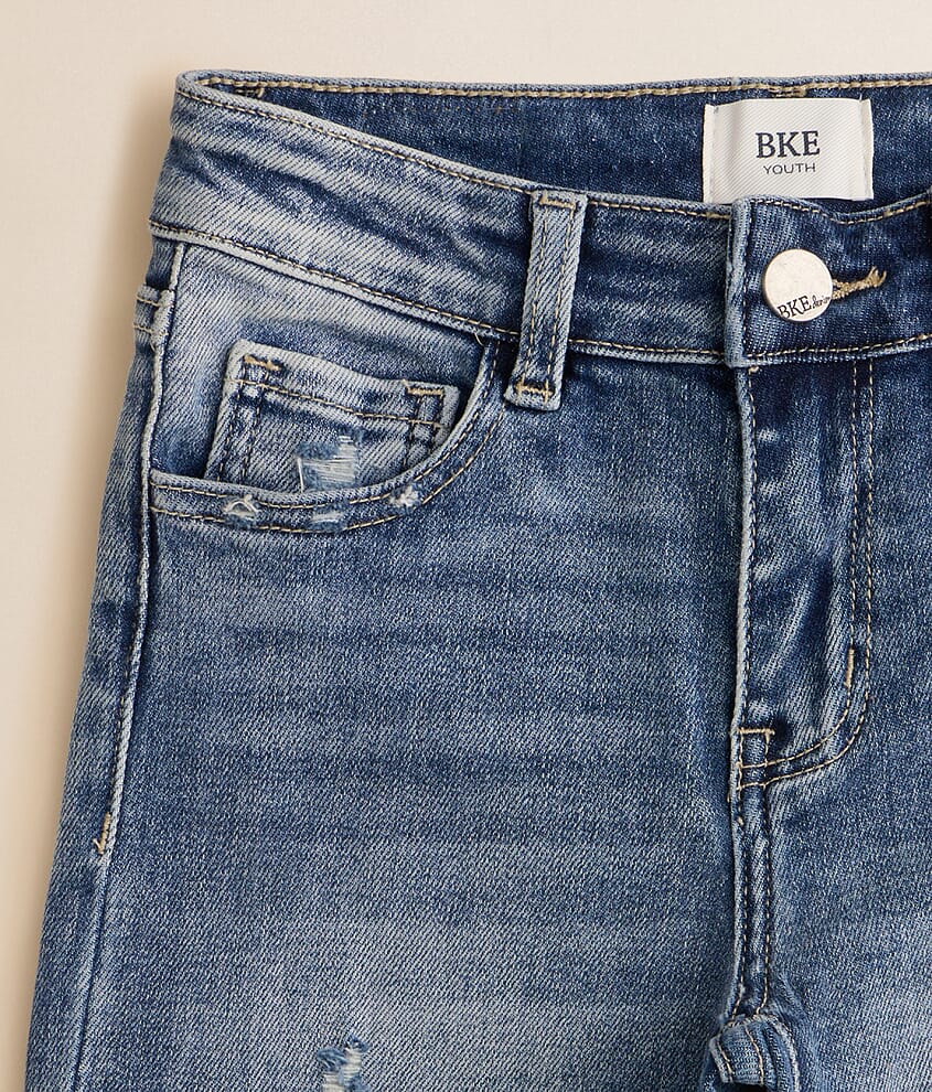 Girls - Mini Billie Wide Leg Stretch Cuffed Jean