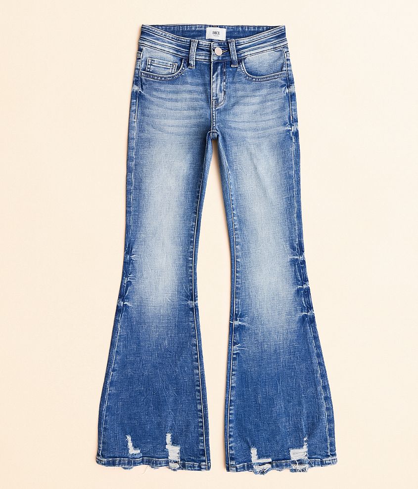 Girls - BKE Mid-Rise Flare Stretch Jean front view