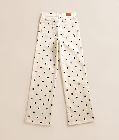 Girls - Mini Billie Polka Dot Wide Leg Stretch Jean thumbnail 2
