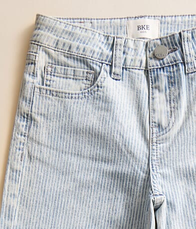 Girls - Mini Billie Pinstripe Wide Leg Stretch Jean thumbnail 4
