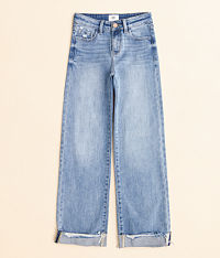 Girls - Mini Billie Wide Leg Stretch Cuffed Jean