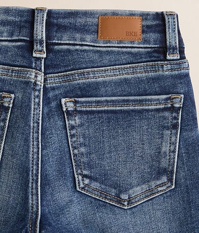 Girls - Mini Andi Cropped Straight Stretch Cuffed Jean thumbnail 3