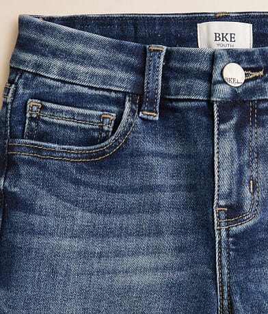 Girls - Mini Andi Cropped Straight Stretch Cuffed Jean thumbnail 4