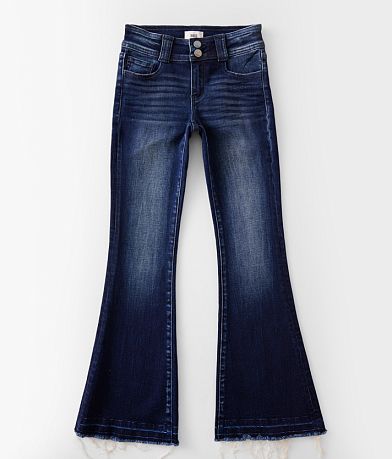 BKE Girls - Mid-Rise Flare Stretch Jean front view