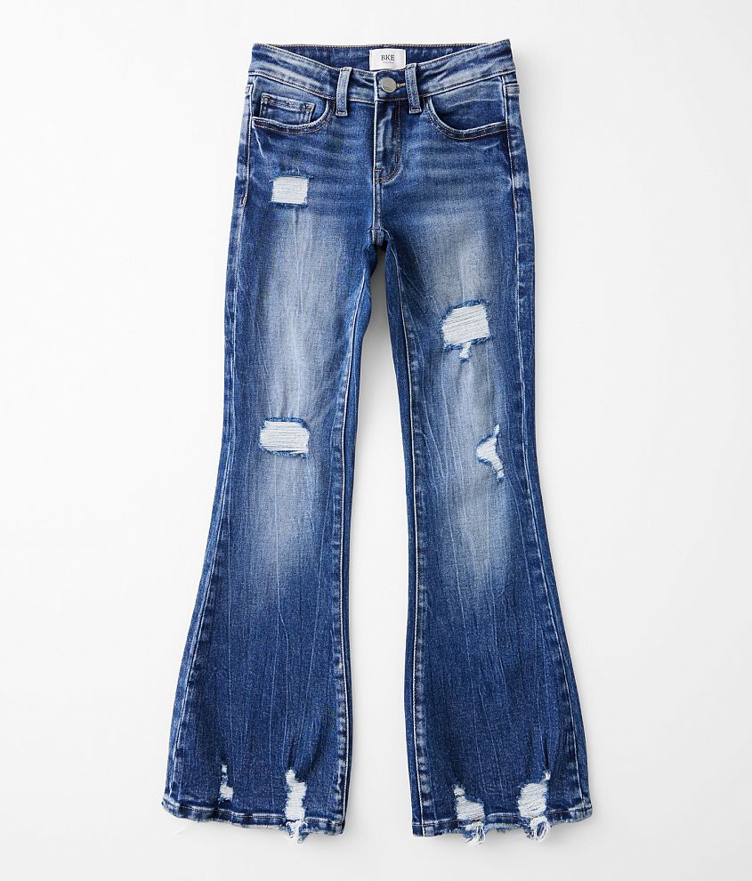 Girls - BKE Mid-Rise Flare Stretch Jean front view