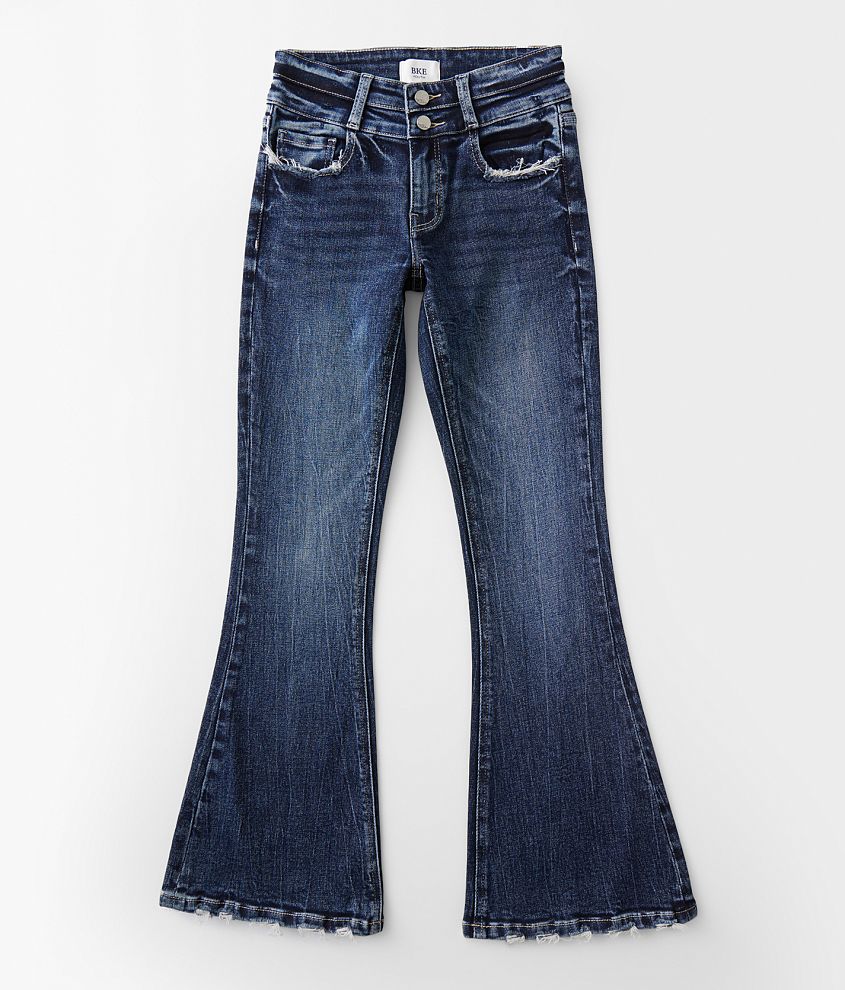 Girls - BKE Mid-Rise Flare Stretch Jean front view