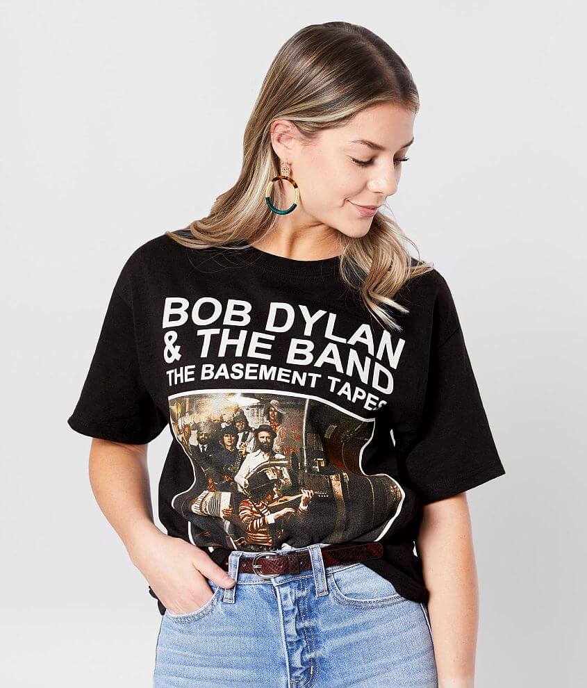 Bob Dylan The Basement Tapes Band T-Shirt - Women's T-Shirts in Black ...