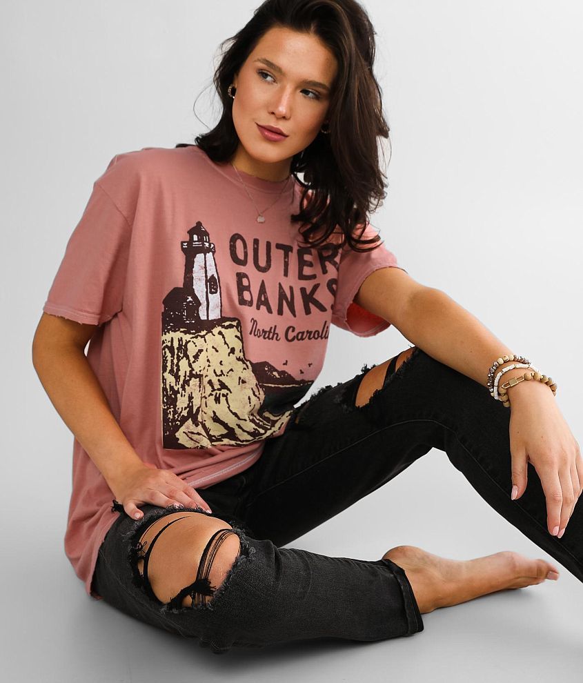 Outer Banks Oversized T-Shirt front view