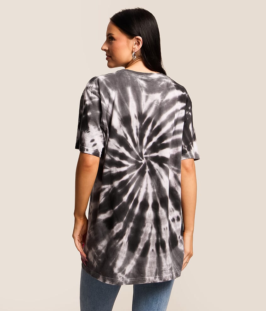 Led Zeppelin Tie Dye Oversized Band T-Shirt