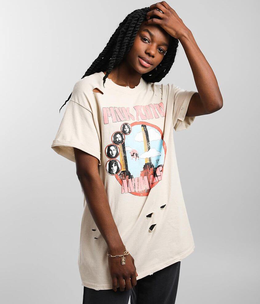 Cool Oversized Graphic Tee Shirts for Women, M / White