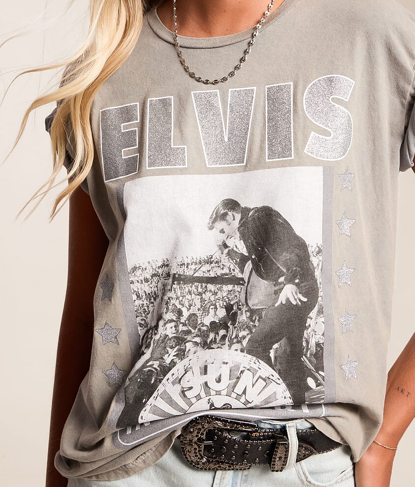 Elvis Presley Concert Band Oversized T-Shirt