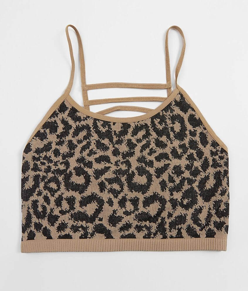 Zebra print hot sale bralette