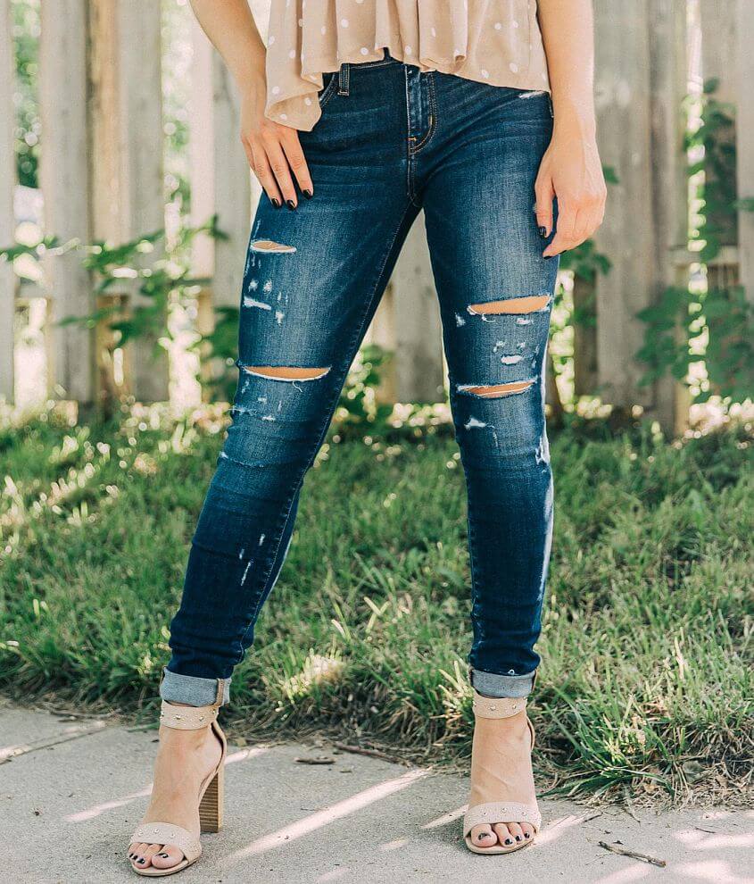 Bridge by GLY MidRise Skinny Stretch Jean Women's Jeans in Privilege