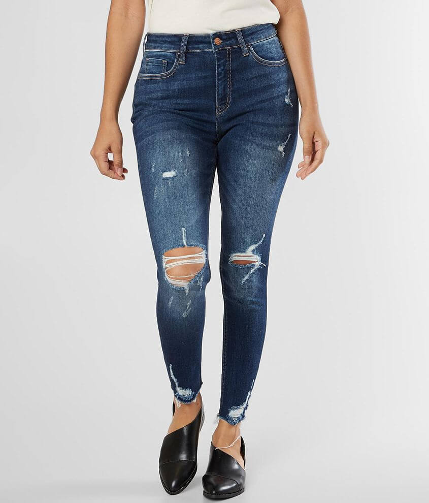 Bridge by GLY Curvy High Rise Ankle Skinny Jean front view