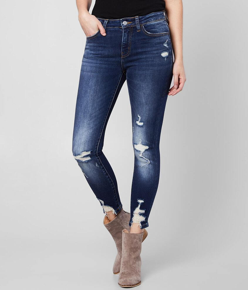 Bridge by GLY Mid-Rise Ankle Skinny Stretch Jean front view