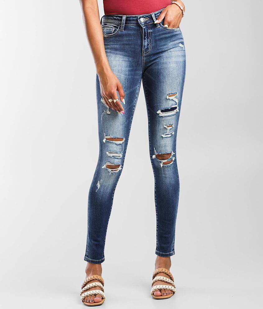Bridge by GLY Mid-Rise Skinny Stretch Jean front view