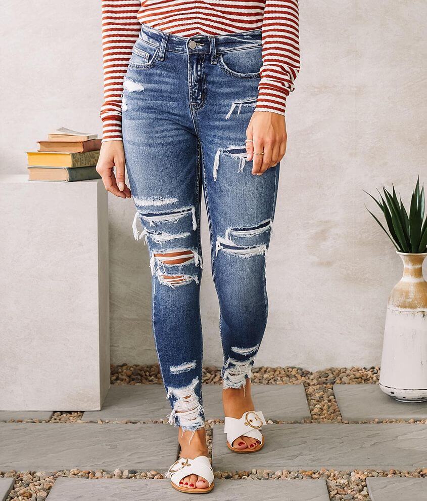 Bridge by GLY Elliott High Rise Ankle Skinny Jean front view