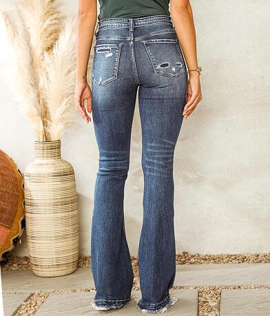 Bridge by GLY Hudson Mid-Rise Flare Stretch Jean BACK